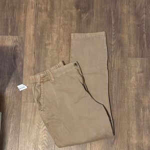 Old Navy Women's Tan Straight-Leg Trousers